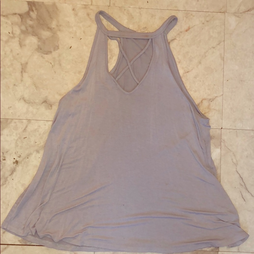 Light blue tank top shirt